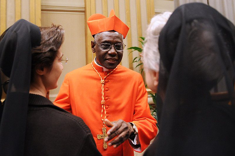 Newly appointed cardinal, Guinean Robert
