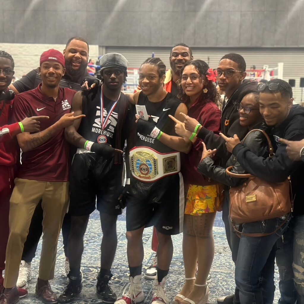 This week, history was made at Morehouse College!Our Morehouse College Boxing Club hit the road and traveled to the National Intercollegiate Boxing Association's National C (1)
