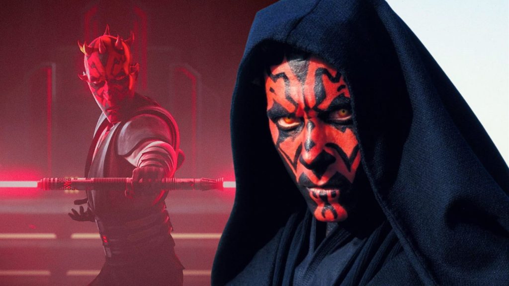 star wars premiere image de dark maul dans sa serie shadow lord pour disney